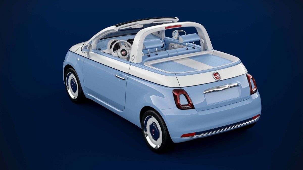 Summer 2018: Lapo Elkann presents Fiat 500 Spiaggina of Garage Italia