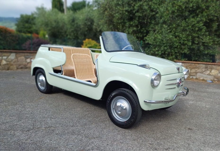 Fiat 600 Jolly Ghia, an absolute VIP rarity, will be presented at the OldCar24 stand at Milan Autoclassica 2025