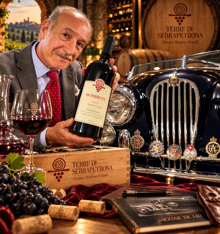 Stefano Graidi : grands vins et voitures anciennes, l’art italien de collectionner les émotions. Terre di Serrapetrona